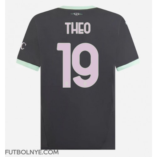 Camiseta AC Milan Theo Hernandez #19 Tercera Equipación 2024-25 manga corta